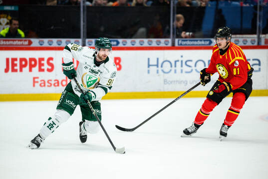 Färjestads Marian Studenic och Brynäs Kieffer Bellows