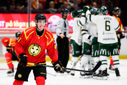 Brynäs Lucas Pettersson deppar