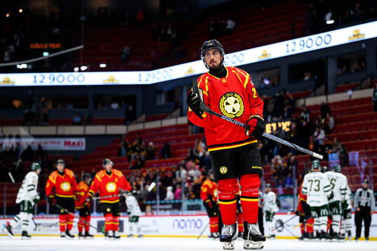 Brynäs Tyler Vesel deppar