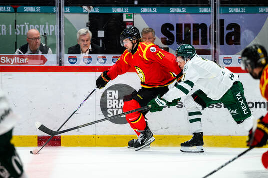 Brynäs Axel Jonsson-Fjällby och Färjestads Viktor Lodin