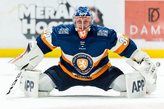 Växjös målvakt Ludvig Persson