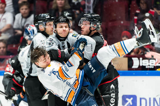 Växjös Keegan Lowe och Malmö Redhawks Maximilian