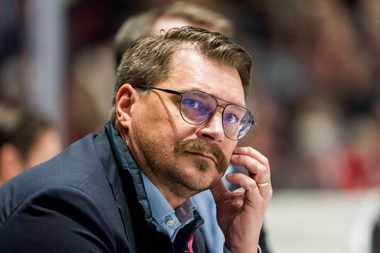 Växjös tränare Björn Hellkvist deppar