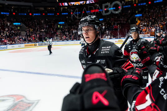Malmö Redhawks Fredrik Händemark jublar