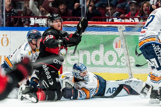 Malmö Redhawks Fredrik Händemark jublar