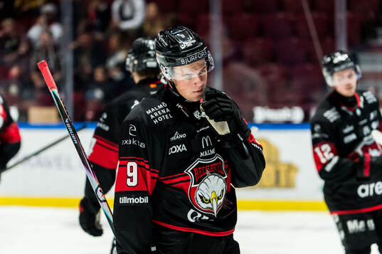 Malmö Redhawks Kalle Hemström deppar