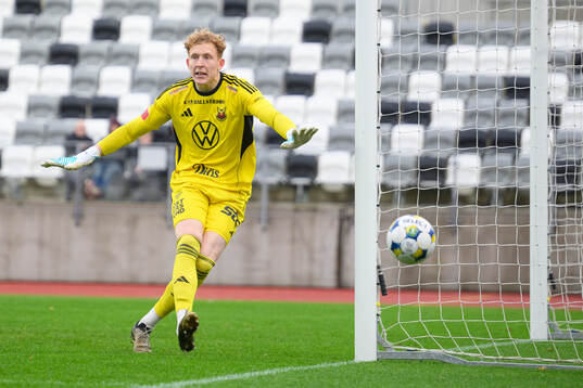 Östersunds målvakt Rasmus Forsell