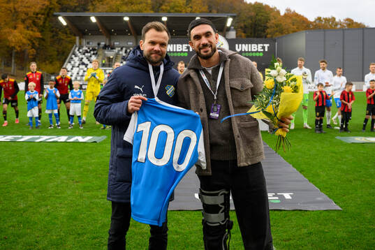 Klubbchef Daniel Wilhelmsson och Daniel Krezic