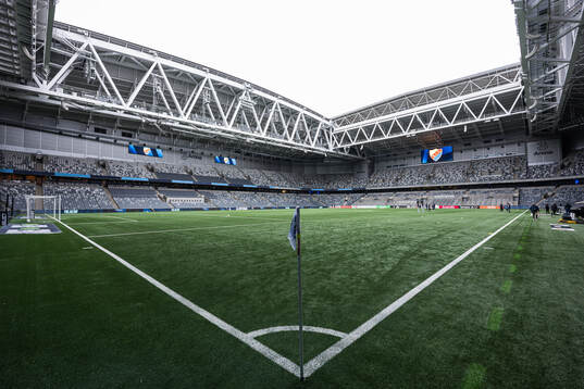 Interiör vy av 3 Arena