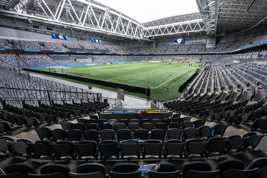 Interiör vy av 3 Arena