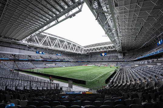 Interiör vy av 3 Arena