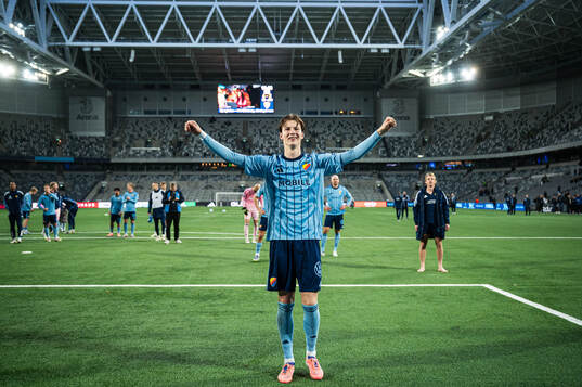 Djurgårdens August Priske Flyger jubel