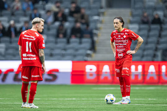 Värnamos Kent-Are Antonsen och Kai Meriluoto deppar