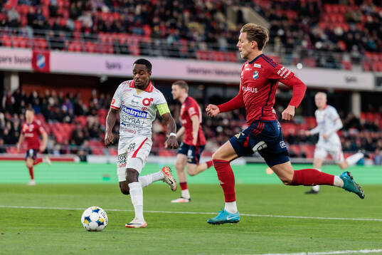 Degerfors Nahom Netabay och Östers Noah Söderberg