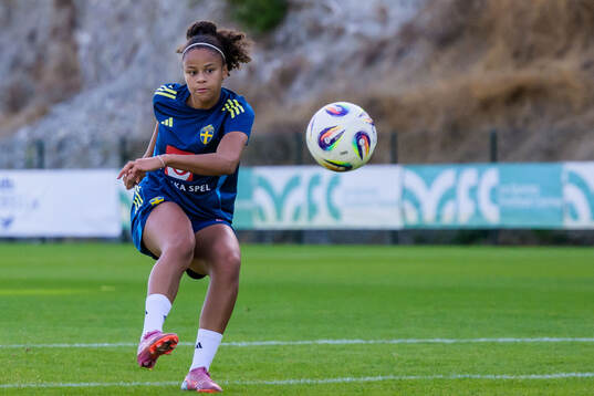 Felicia Schröder of the Swedish women's national football