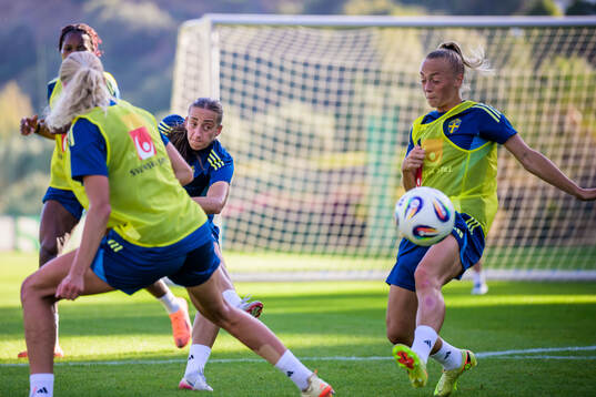 Rosa Kafaji of the Swedish women's national football team