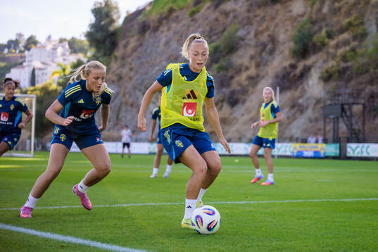Hanna Bennison of the Swedish women's national football team