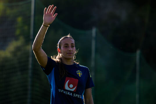 Rosa Kafaji of the Swedish women's national football team