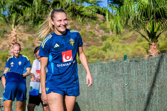 Amanda Nildén of the Swedish women's national football team