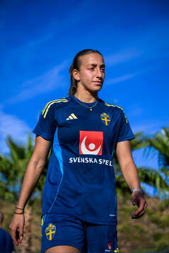 Rosa Kafaji of the Swedish women's national football team