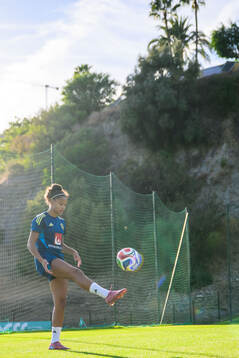 Felicia Schröder of the Swedish women's national football