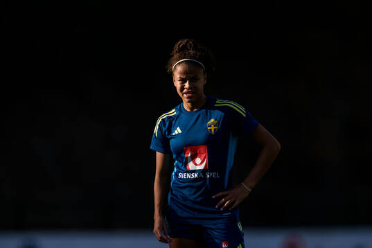 Felicia Schröder of the Swedish women's national football