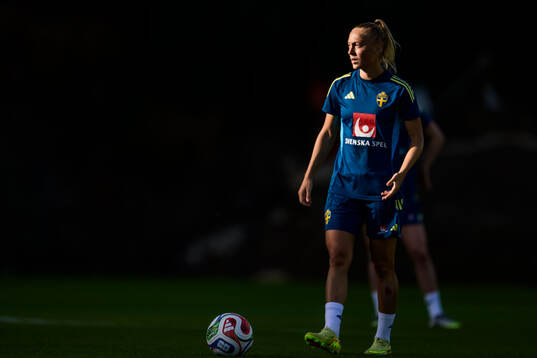 Hanna Bennison of the Swedish women's national football team