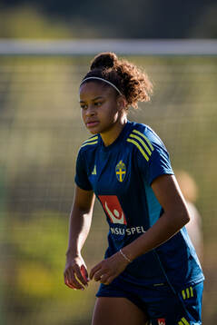 Felicia Schröder of the Swedish women's national football