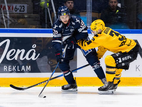 Linköpings Ty Rattie och Skellefteås Viktor Grahn