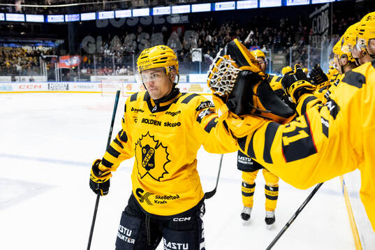 Skellefteås Andreas Johnson jublar