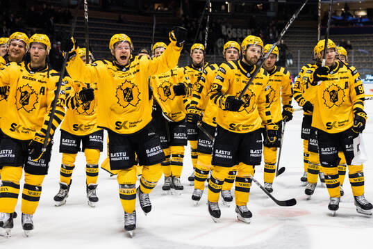 Skellefteås spelare jublar