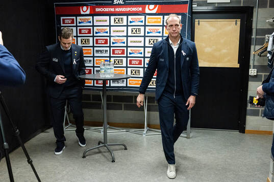 Skellefteås tränare Daniel Hermansson och Linköpings