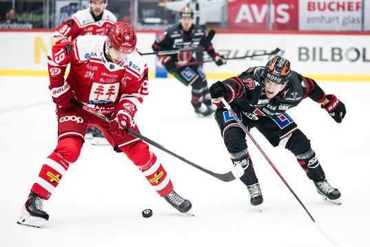 Timrås Marcus Westfält och Örebros William Wikman