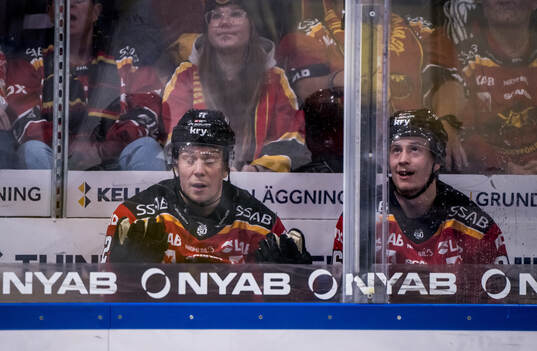 Luleås Erik Gustafsson och Pontus Andreasson deppar