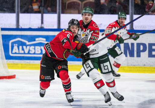Luleås Isac Hedqvist och Frölundas Linus Högberg