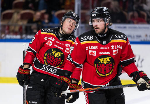 Luleås Erik Gustafsson och Oscar Engsund deppar