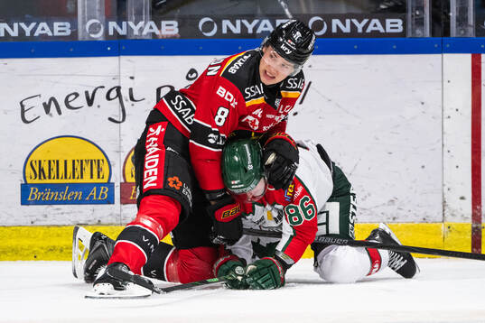 Luleås William Håkansson och Frölundas Erik Thorell