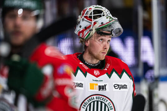 Frölundas målvakt Tobias Normann