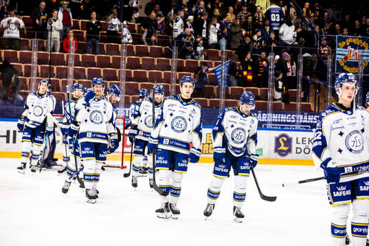 Leksands spelarna deppar