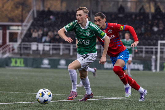 Brages Gustav Nordh och Helsingborgs Ervin Gigovic
