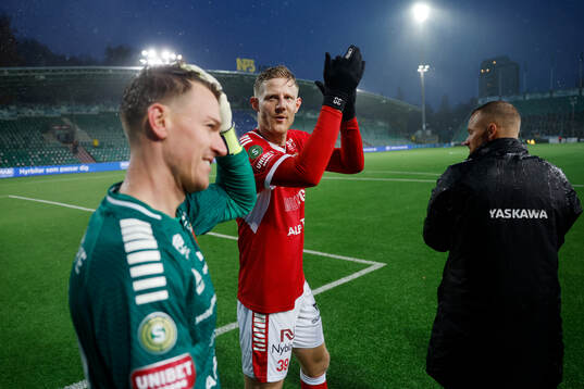 Kalmars Lars Sætra jublar
