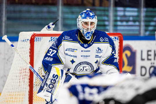Leksands målvakt Jakob Hellsten