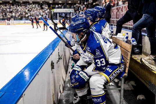 Leksands Olle Strandell deppar