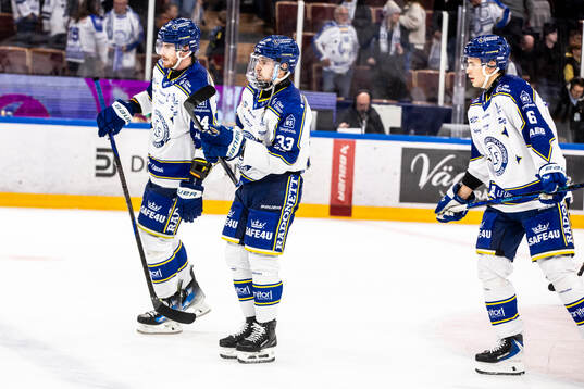 Leksands Peter Cehlarik och Olle Strandell och Alexander