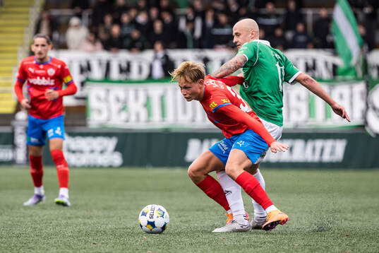 Helsingborgs Alvin Nordin och Brages Gustav Berggren