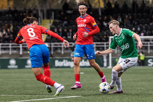 Helsingborgs Ervin Gigovic och Brages Gustav Nordh