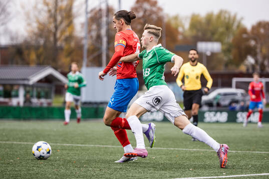 Helsingborgs Ervin Gigovic och Brages Gustav Nordh