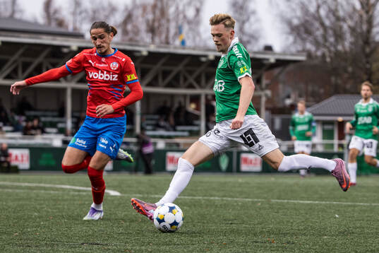 Helsingborgs Ervin Gigovic och Brages Gustav Nordh