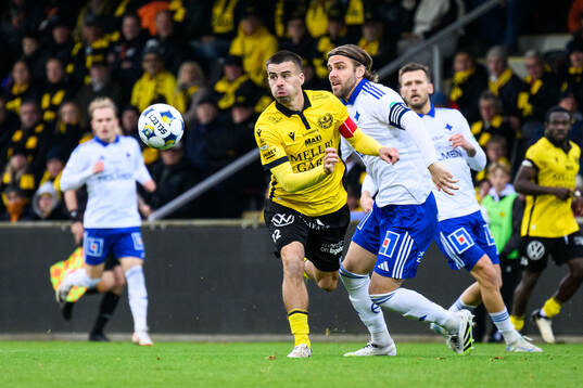 Mjällbys Jesper Gustavsson och IFK Norrköpings