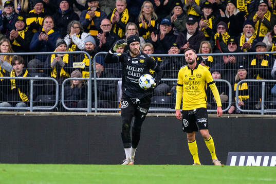 Mjällbys målvakt Noel Törnqvist